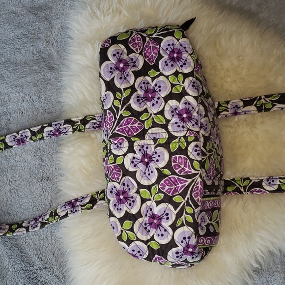 Vera Bradley Plum Petals Purse - Picture 10 of 16